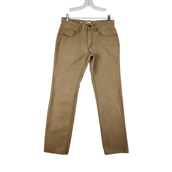 Urban Pipeline Pants Mens 29x30 Relaxed Fit Straight Leg Tan Chino 5 Pocket - Picture 1 of 6